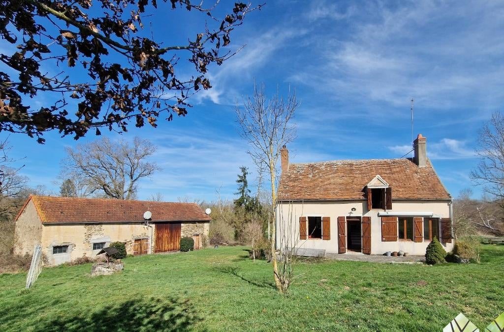 Landelijke cottage & gîte op 4,7ha Châteaumeillant Frankrijk, Huizen en Kamers, Châteaumeillant, Frankrijk, Woonhuis, 151 m²