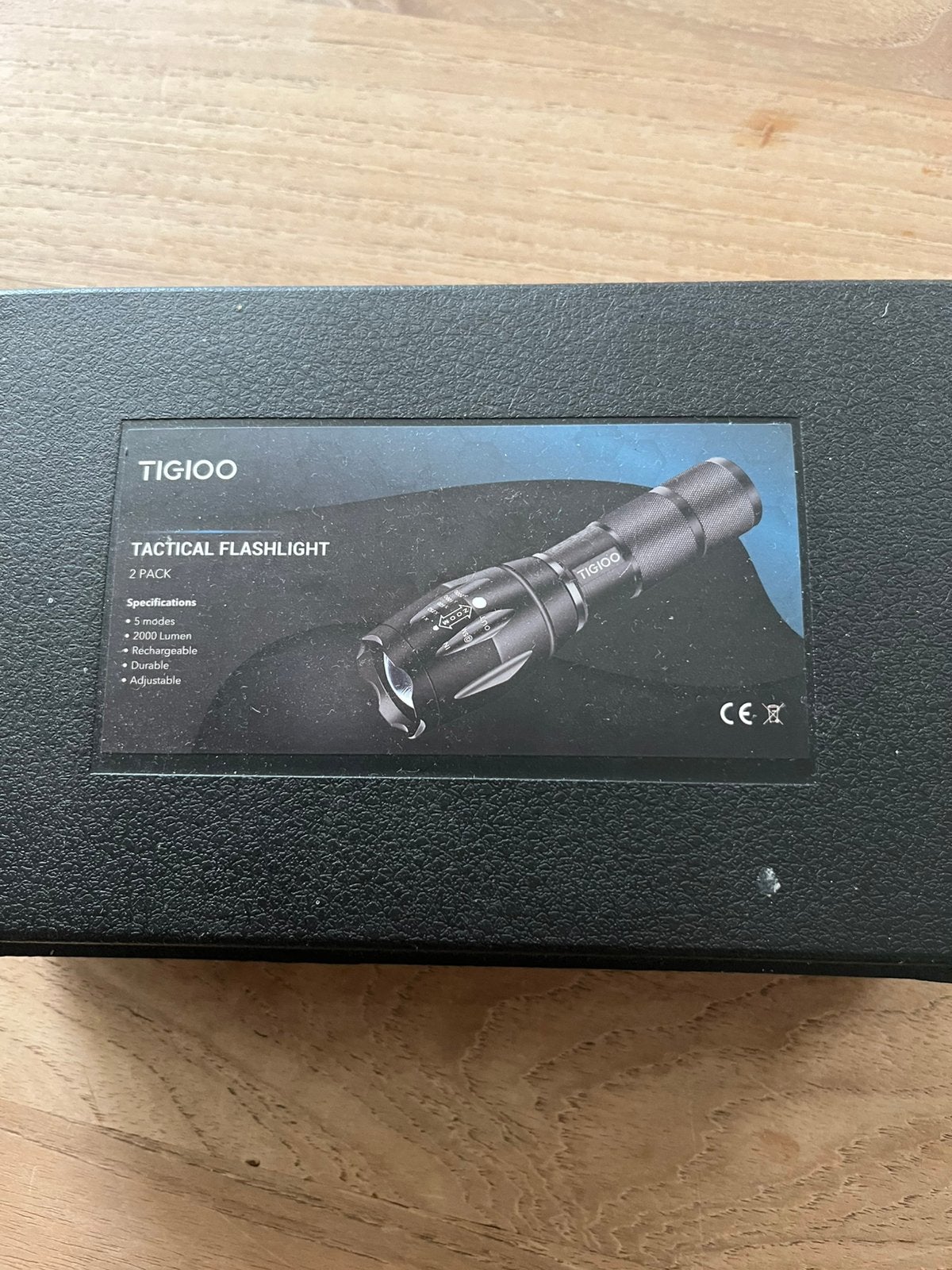 Zaklamp met oplaadbare  batterij ( 2 stuks ), Ophalen of Verzenden, Zo goed als nieuw, Batterij