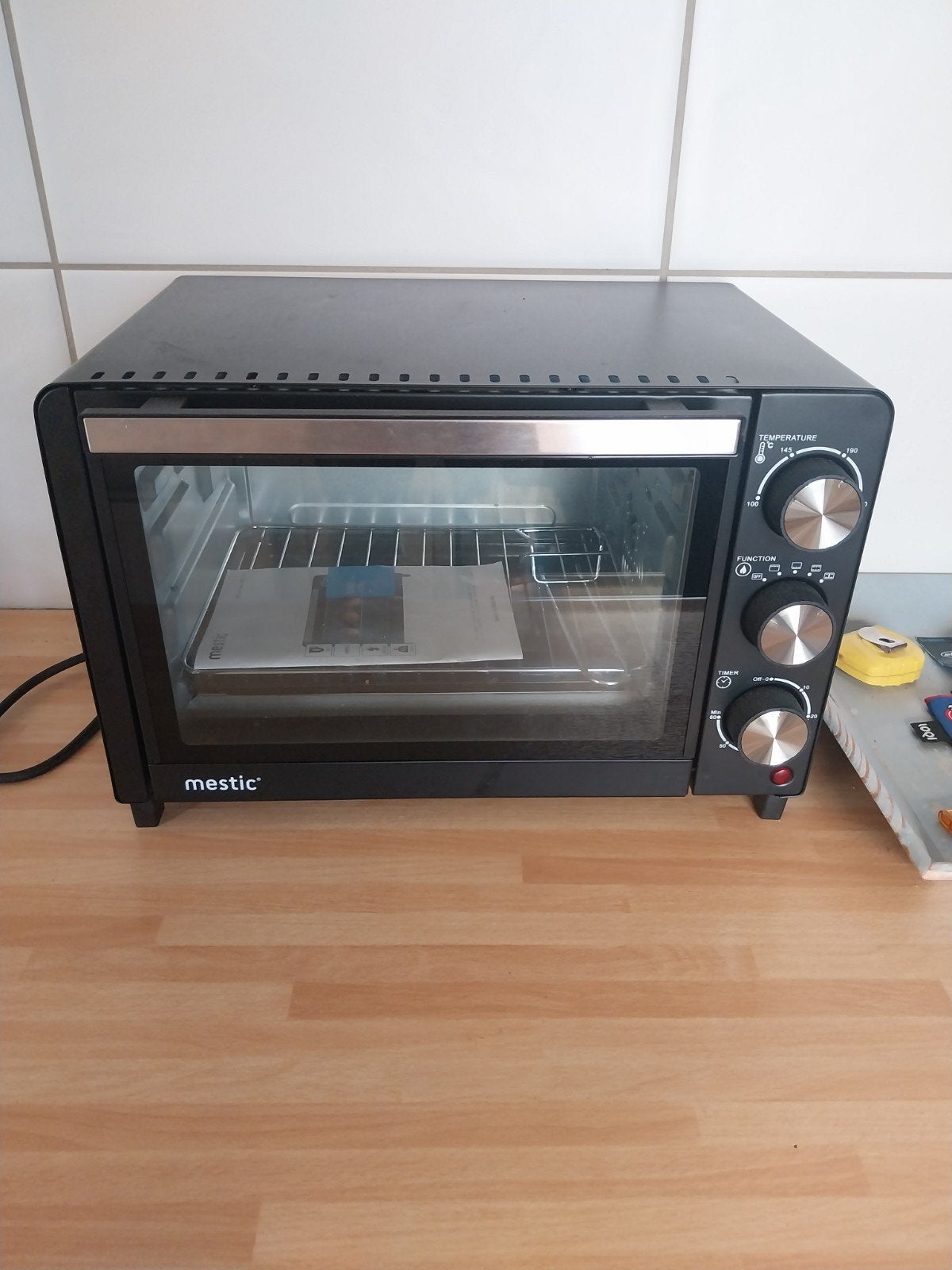 Mestic Mini-oven MHO-120 - Compacte en complete oven, Minder dan 45 cm, Overige merken, Minder dan 45 cm, Nieuw