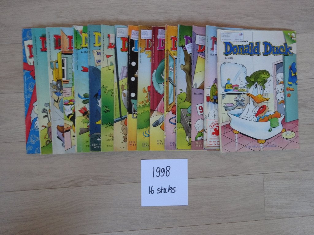 Donald Duck jaargang 1998 – 16 st, Meerdere stripboeken, Ophalen of Verzenden, Zo goed als nieuw