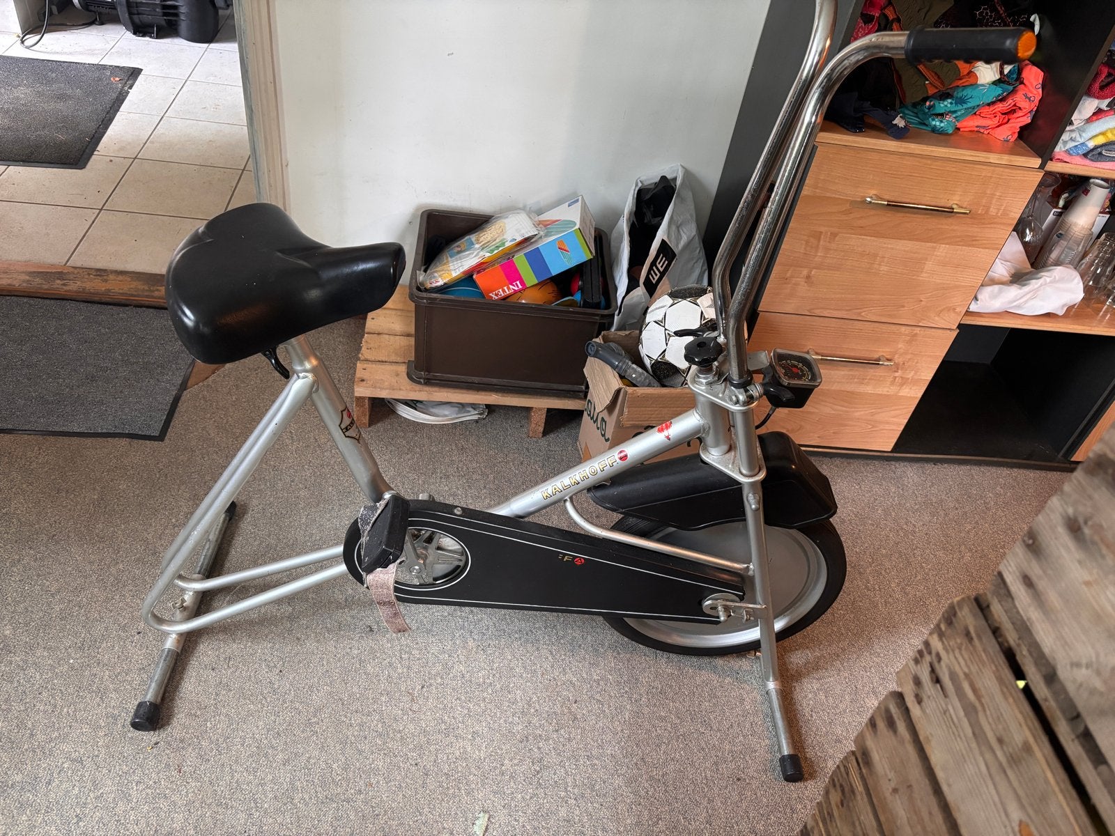Compacte Hometrainer - Ideaal voor Revalidatie, Ophalen, Gebruikt, Metaal, Benen