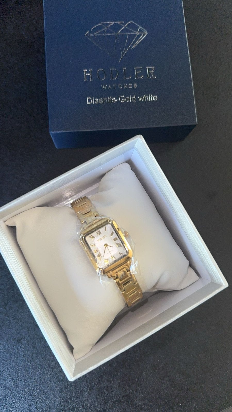 Nieuw Hodler Dames Horloge - Disentis Gold White, Overige materialen, Polshorloge, Nieuw, Ophalen