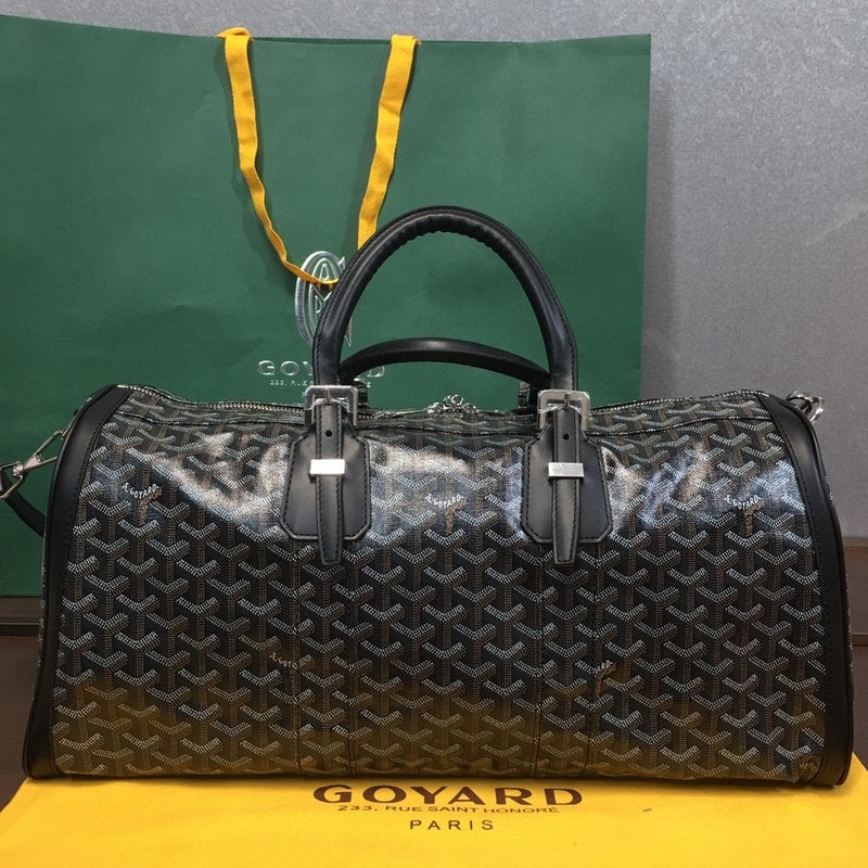 Goyarf dufflebag, Ophalen of Verzenden, Zo goed als nieuw, Zwart, 30 cm of meer