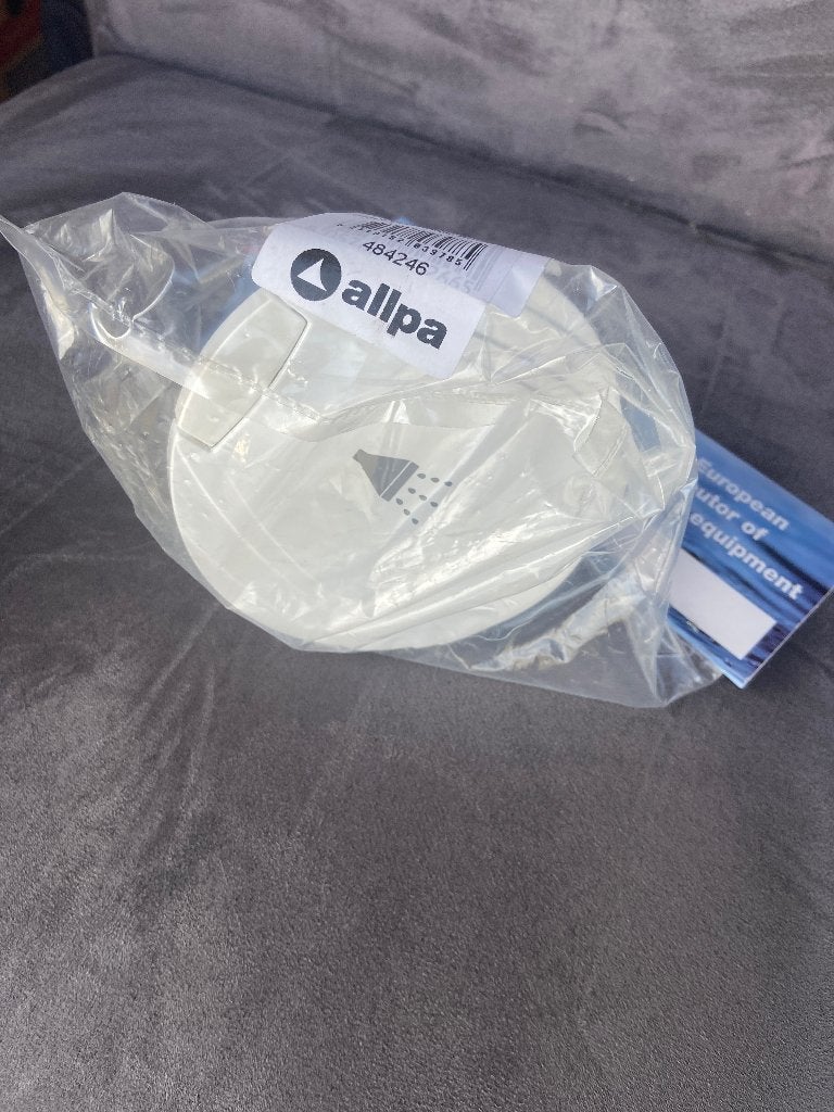 Allpa Douchekopje Wit - Nieuw in Verpakking, Ophalen of Verzenden, Nieuw, Kombuis en Sanitair