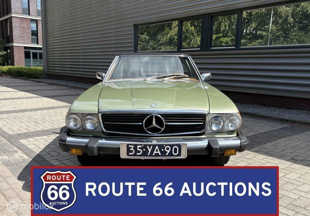 Mercedes-Benz 450 SL | Route 66 Auctions, Auto's, Overige carrosserieën, Zwart, Mercedes-Benz, Bedrijf