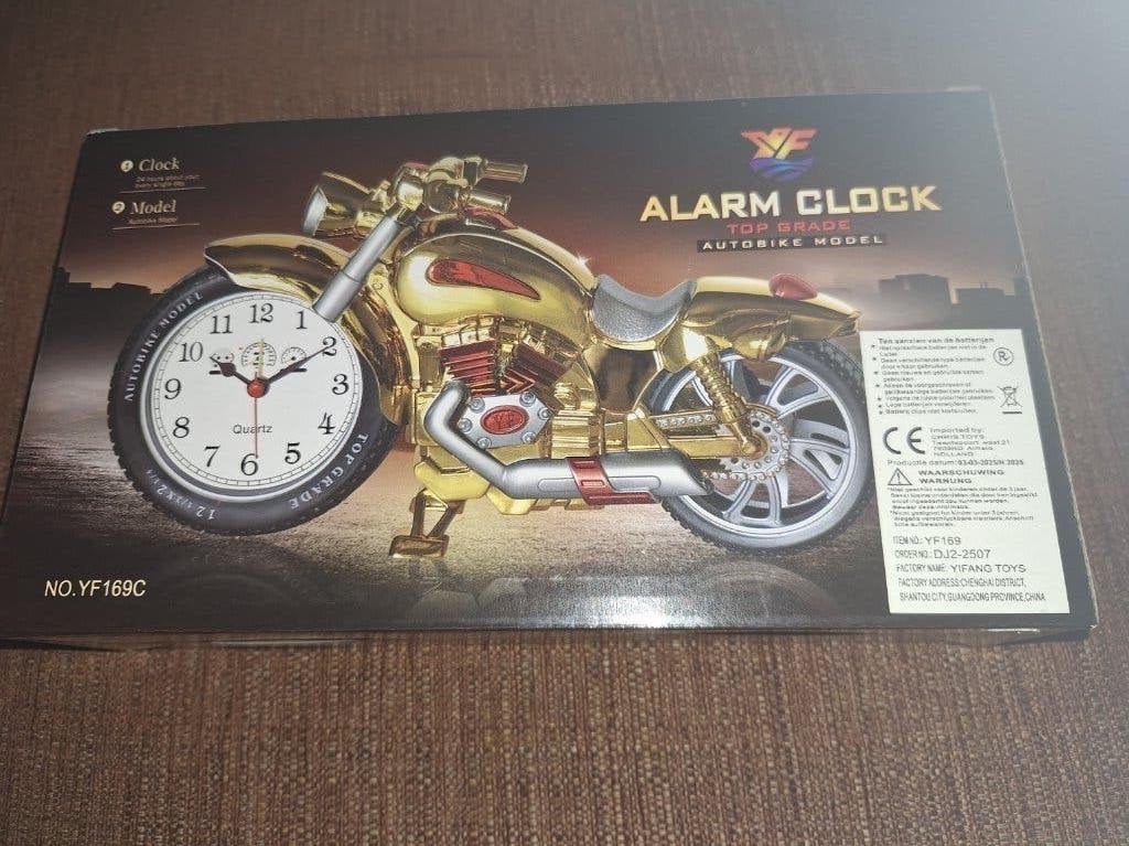alarmklok motor stoer nieuw, Ophalen of Verzenden, Nieuw, Analoog