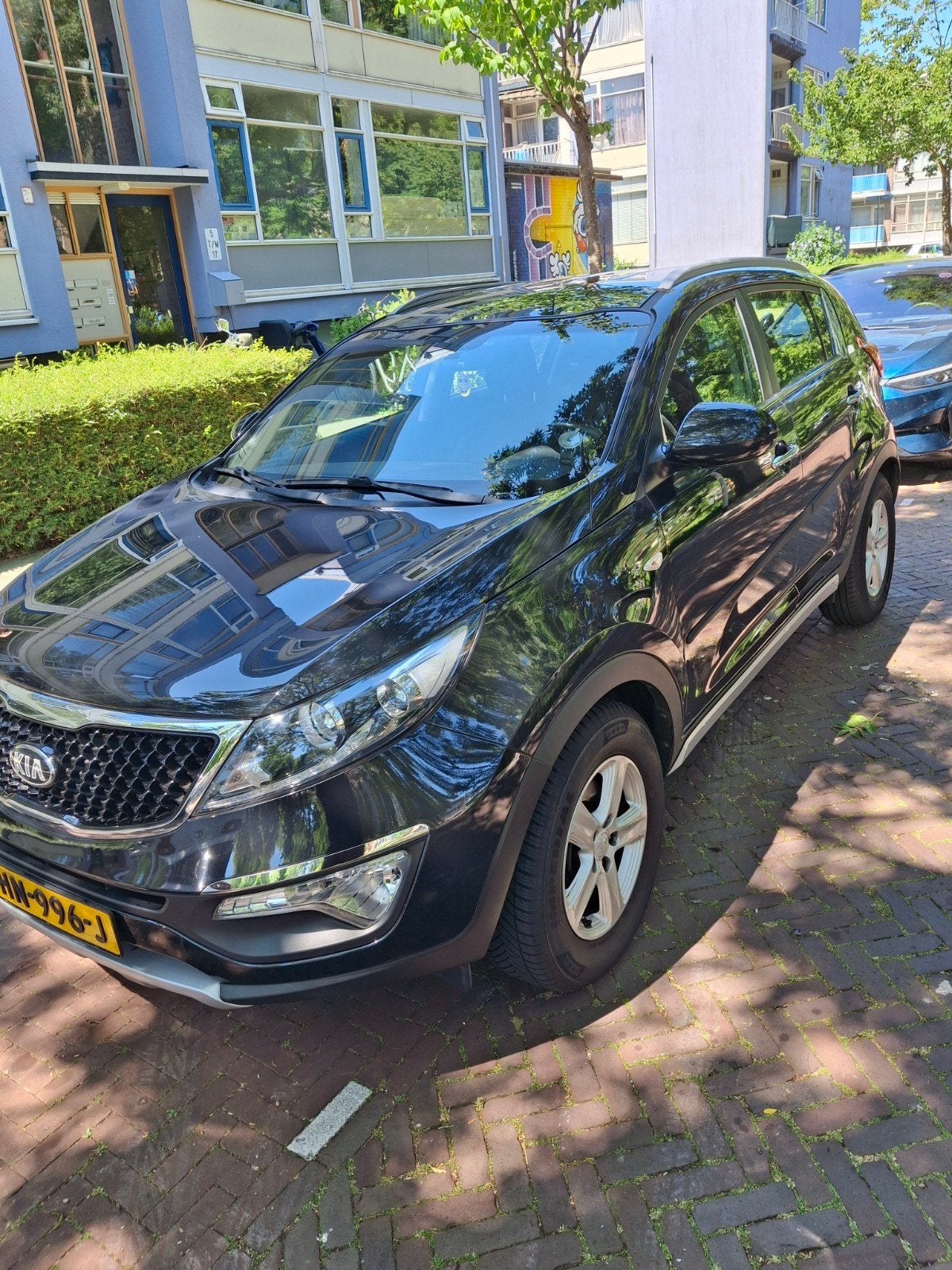 Kia Sportage 1.6 GDI 2WD 2015 Zwart, Auto's, Voorwielaandrijving, 1280 kg, 1591 cc, 4 cilinders