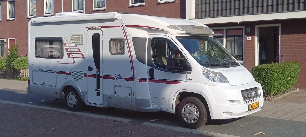 Camper Hymer Tramp  T 654 CL 73.533 km  2010, Kluisje, Ringverwarming, Fiat, Tot en met 3