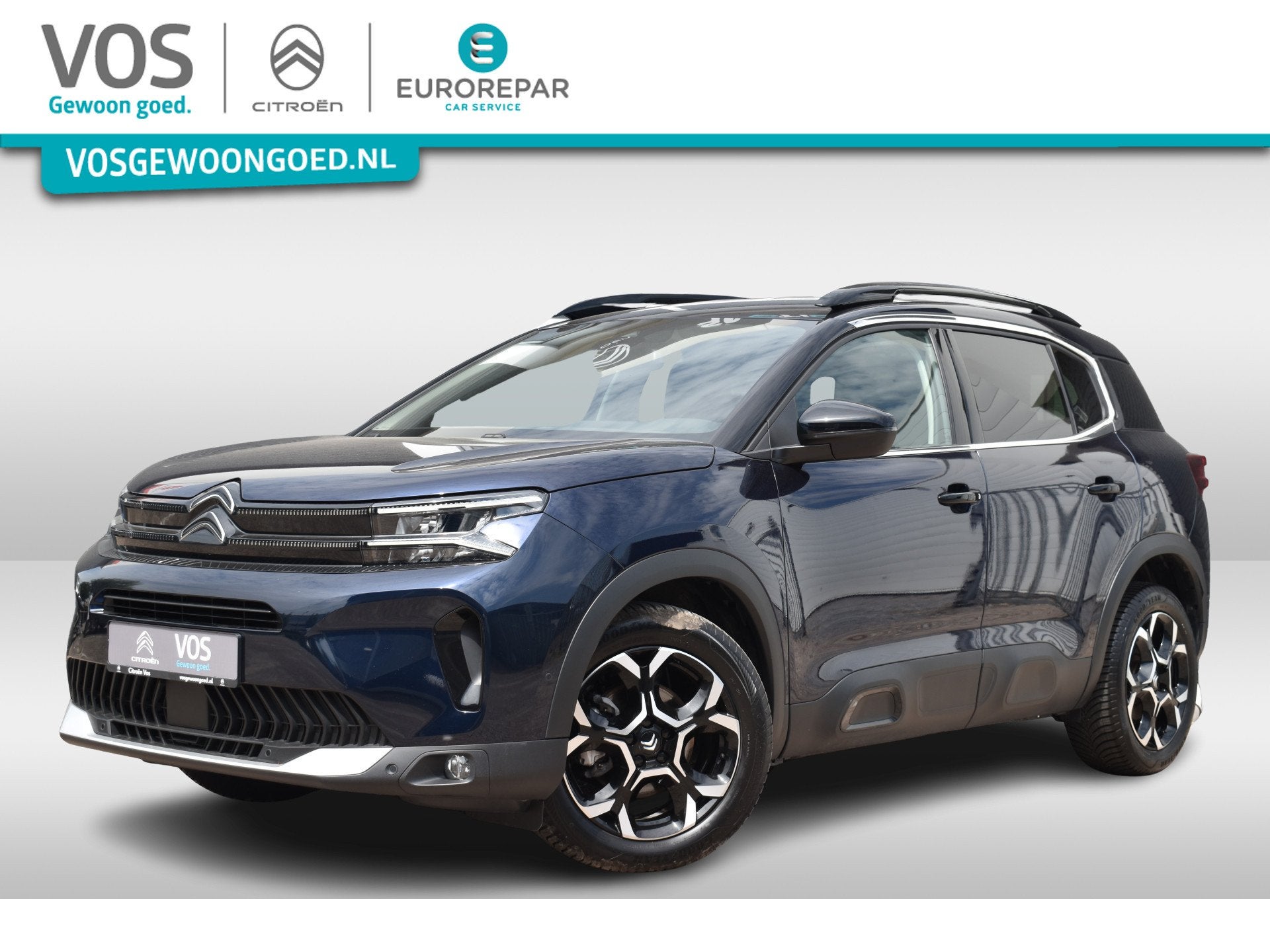 Citroën C5 Aircross Hybrid 145 DSC-6 Max Automaat | Navi |, Zwart, 1199 cc, Leder en Stof, Origineel Nederlands
