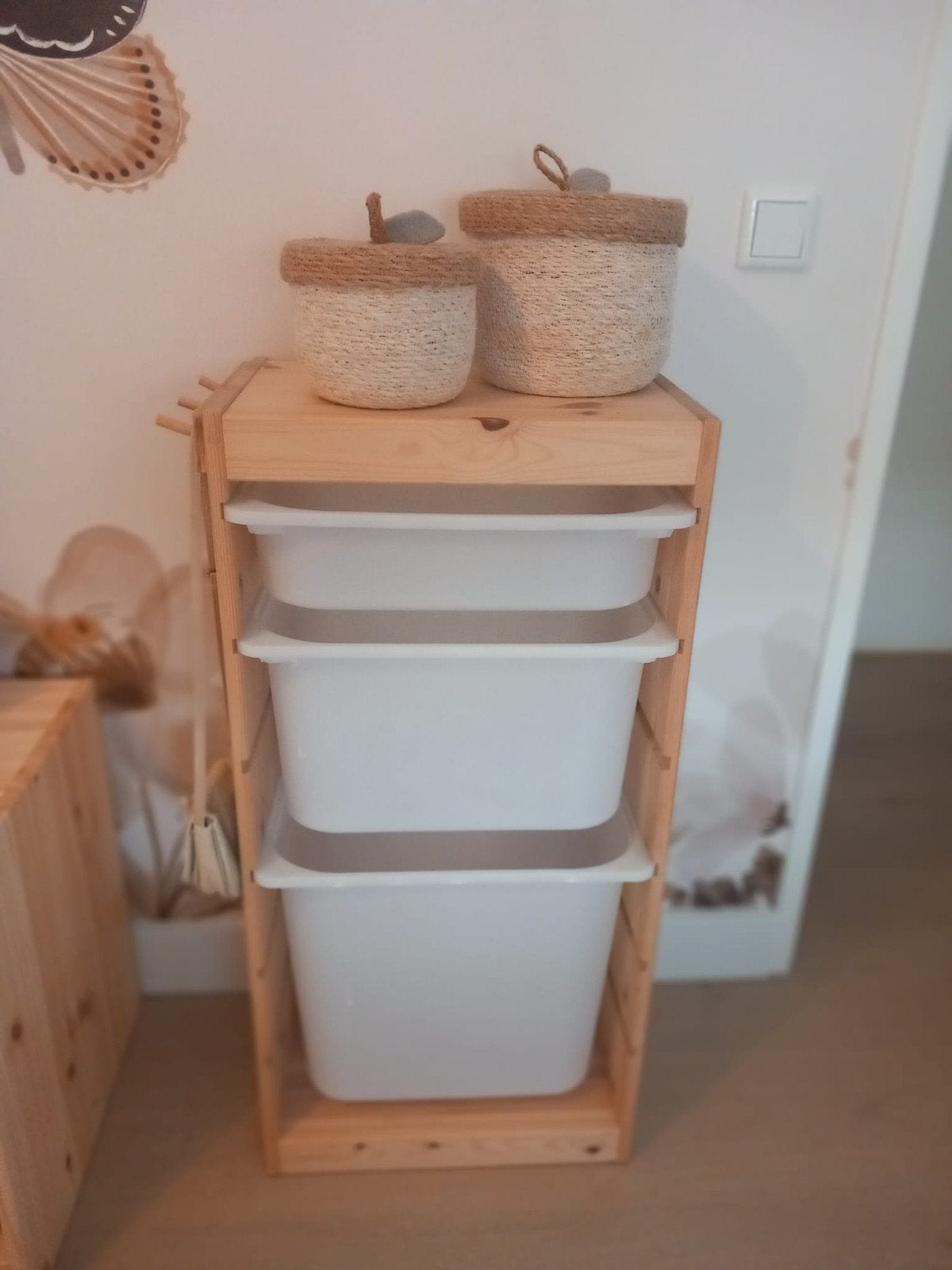 IKEA Trofast kast met witte bakken, Ophalen