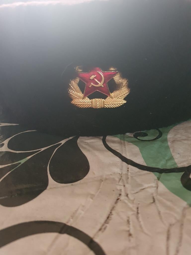 Russische Ushanka Muts met Sovjet-embleem, Ophalen of Verzenden