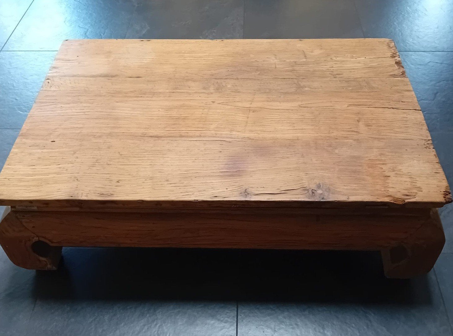 Massief houten salon tafel, Antiek en Kunst, Ophalen of Verzenden