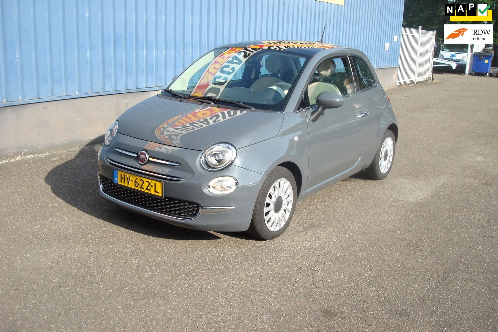 Fiat 500 0.9 TwinAir Turbo Lounge, panoramadak, NAP, Climat, Voorwielaandrijving, 905 kg, Origineel Nederlands, Bedrijf