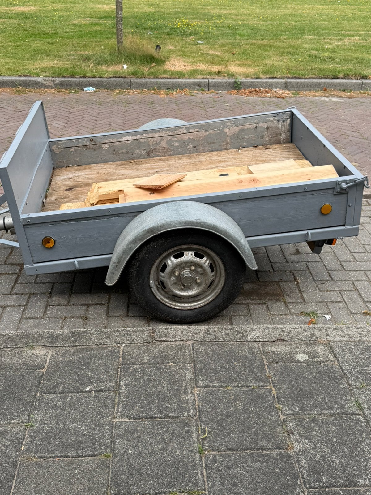 Aanhangwagen, Ophalen, Gebruikt