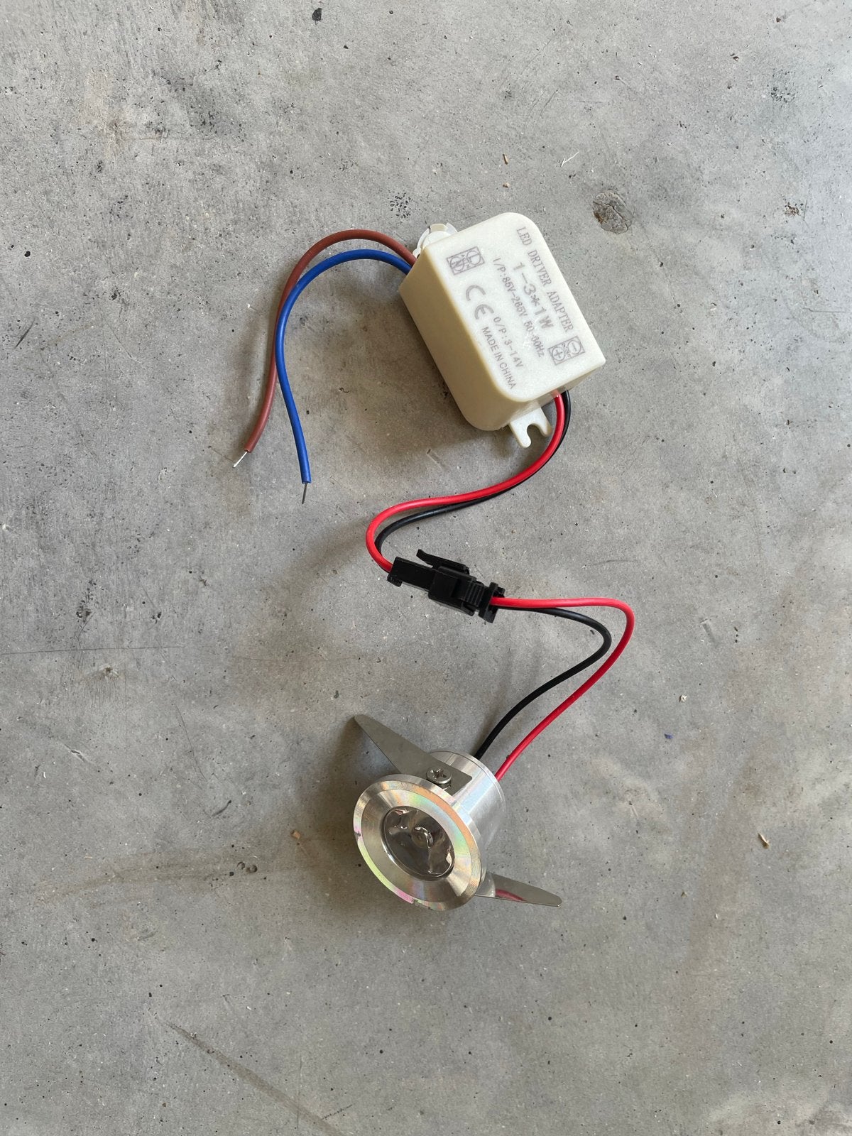 20x Nieuwe aluminium Mini LED Spots 1W - In Verpakking, Metaal, Overige merken, Nieuw, Ophalen of Verzenden