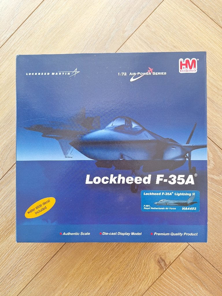 Diecast 1:72 1/72 Hobby Master Lockheed F-35A Lightning II F, Hobby en Vrije tijd, Modelbouw | Vliegtuigen en Helikopters, Overige merken
