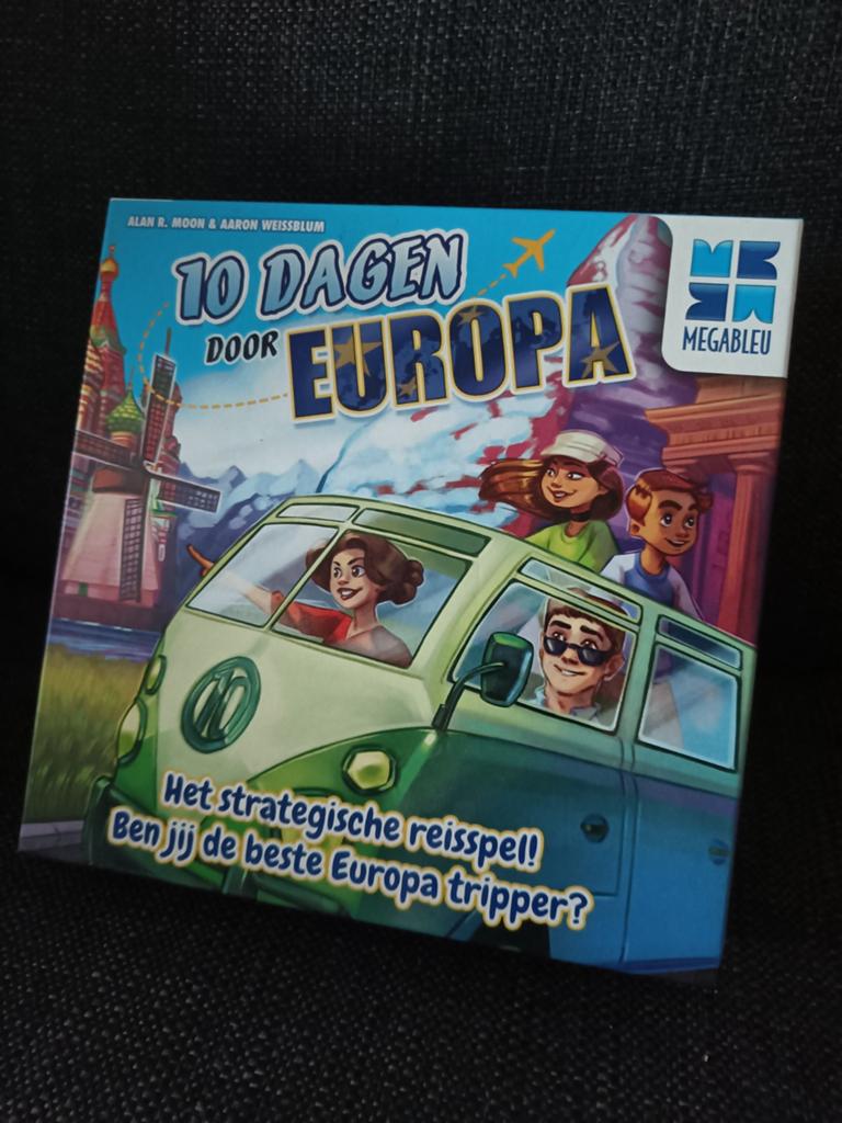 10 Dagen door Europa - Strategisch Reisspel, Hobby en Vrije tijd, Gezelschapsspellen | Bordspellen, Megableu, Ophalen of Verzenden