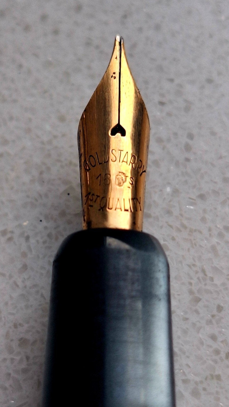 Vintage Goud 18 kt Starry Vulpen in Originele Communie-G, Overige merken, Met doosje, Ophalen of Verzenden, Zo goed als nieuw