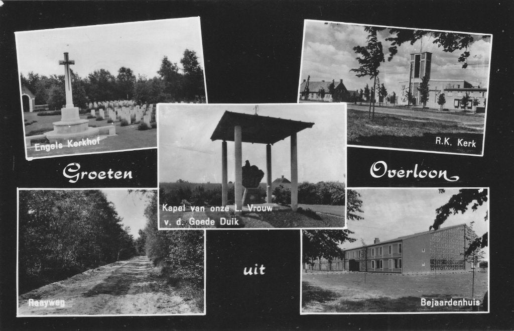 Groeten uit Overloon - 5 luik, Verzenden, 1960 tot 1980, Ongelopen, Noord-Brabant