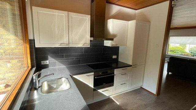 Hoekkeuken afmeting 3.00 x 1.85m, Huis en Inrichting, Keuken | Complete keukens, Ophalen, Wit, Hoekkeuken, Zo goed als nieuw