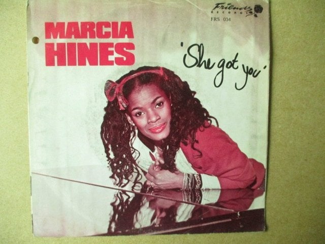 s2413 marcia hines - she got you, Ophalen, Gebruikt, 7 inch, Overige genres