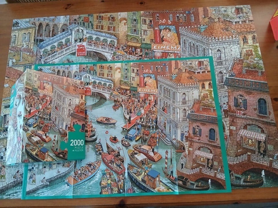 heye puzzel, 2000 stukjes, Hobby en Vrije tijd, Denksport en Puzzels, Ophalen of Verzenden, Meer dan 1500 stukjes, Zo goed als nieuw