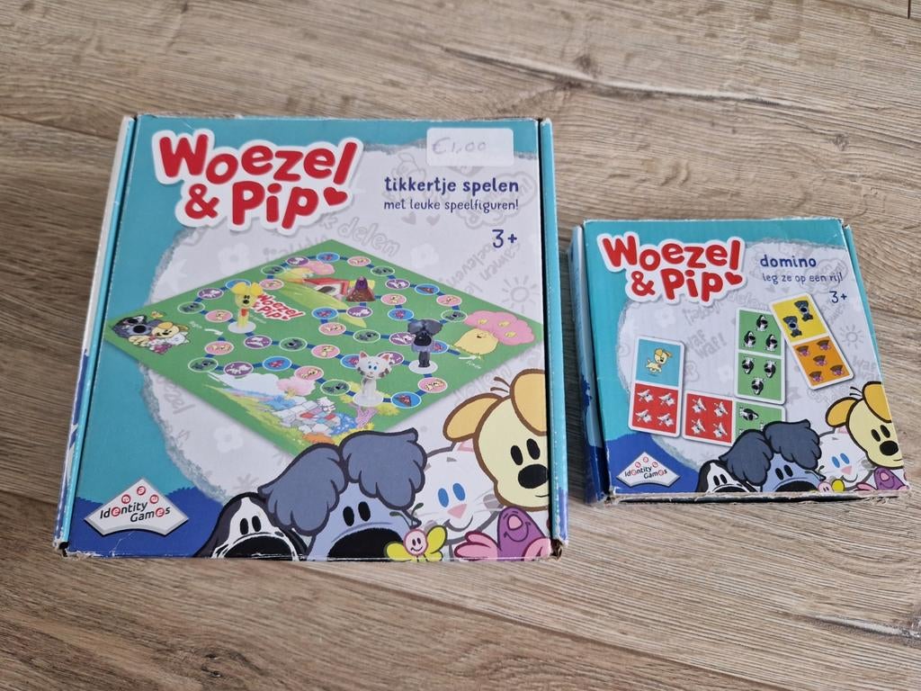 Woezel en pip spelletjes. Tikkertje en domino., Ophalen, Gebruikt, Jongen of Meisje