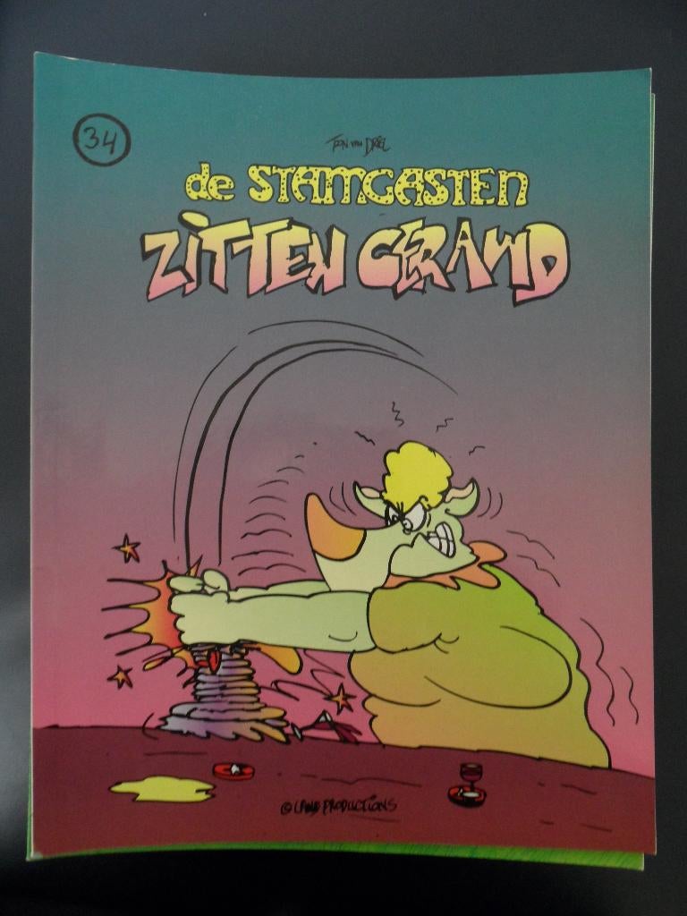 De Stamgasten. 4 X, Boeken, Stripboeken, Eén stripboek, Ophalen of Verzenden, Gelezen