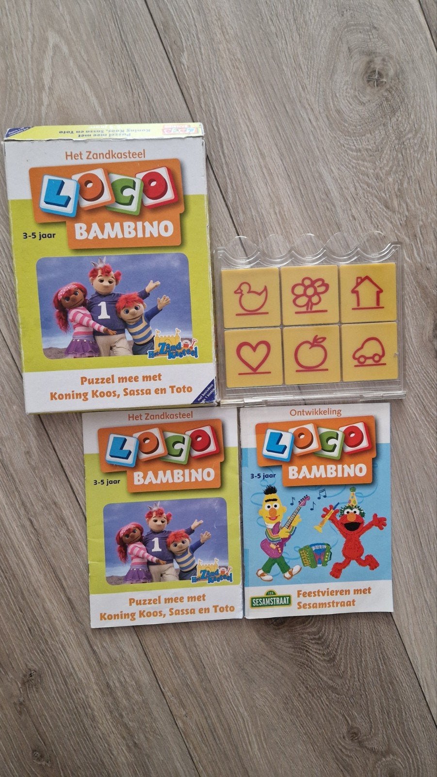 Loco Bambino Zandkasteel & Sesamstraat, Ophalen of Verzenden, Gebruikt, Taal en Lezen