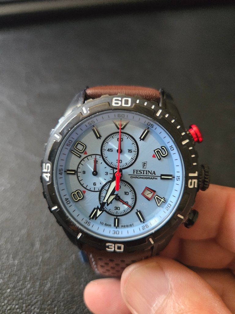 festina horloge te koop, Overige merken, Leer, Polshorloge, Ophalen of Verzenden