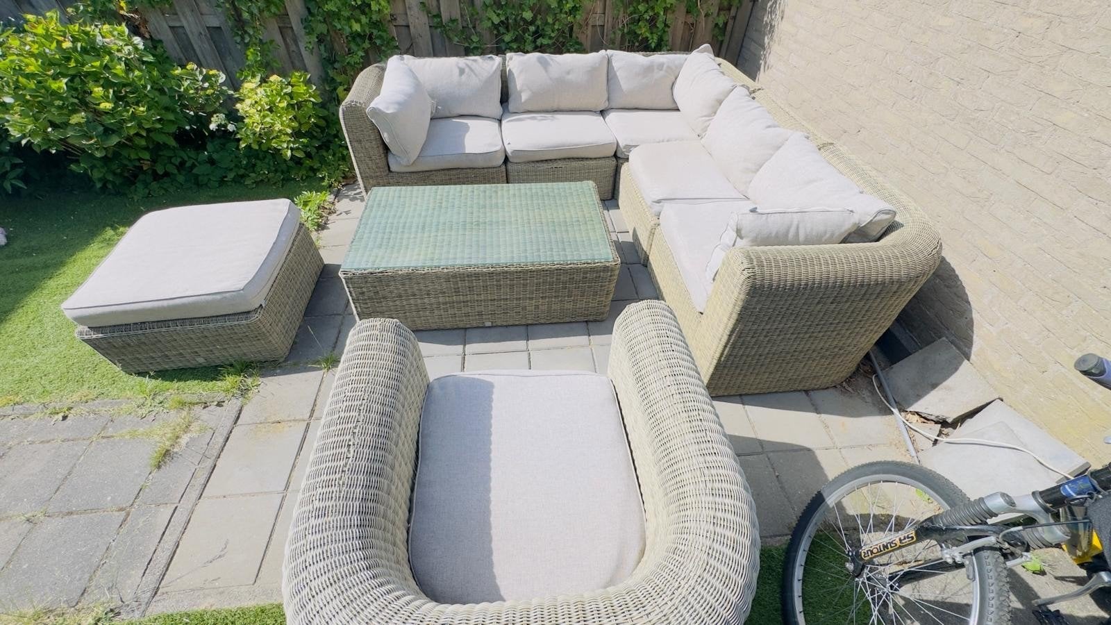 Garden Impressions loungeset 8-delig, Gebruikt, Meer dan 8 zitplaatsen, Ophalen of Verzenden, Loungeset