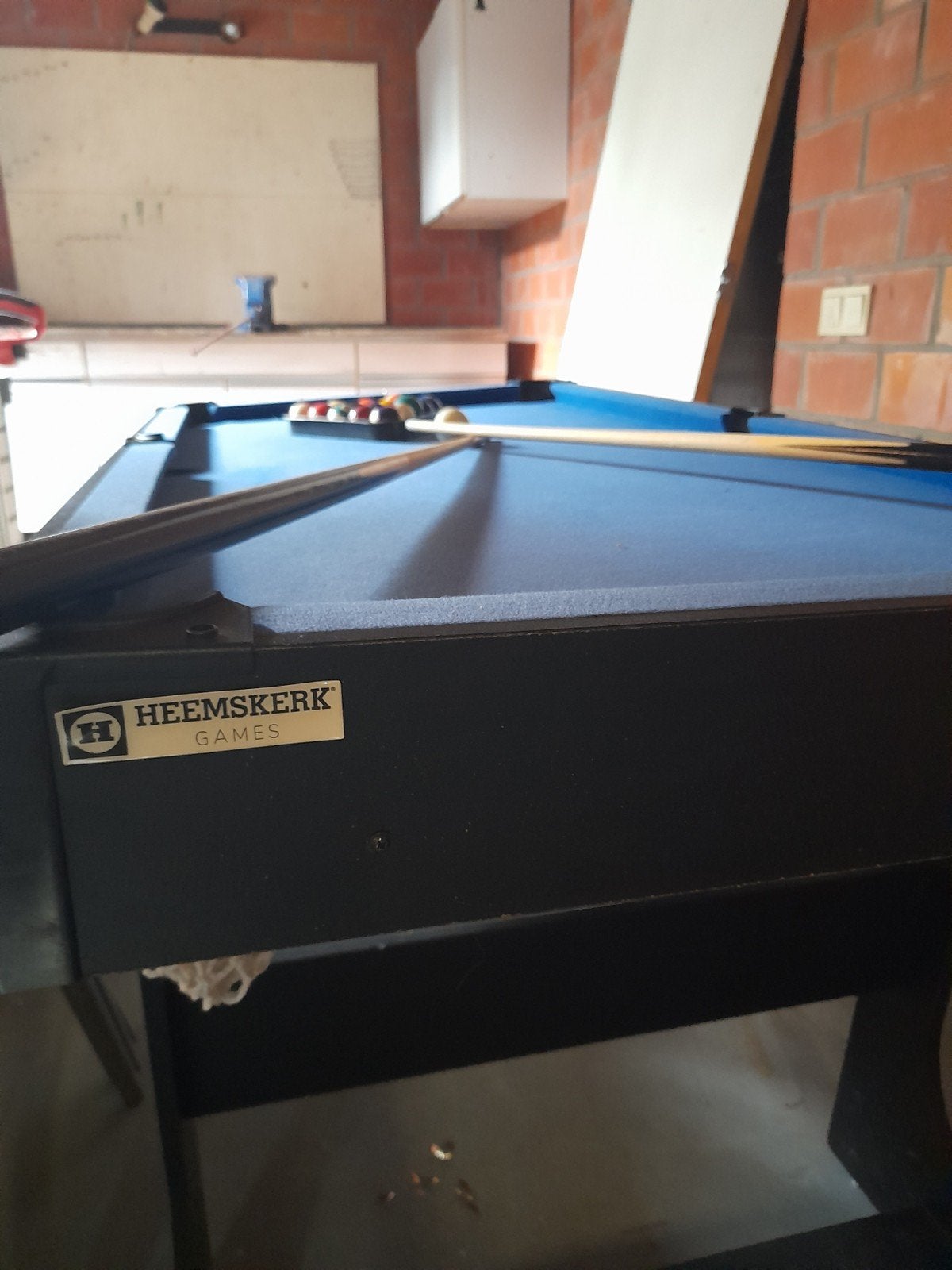Heemskerk klein Poolbiljart - Compleet met accessoires, Ophalen