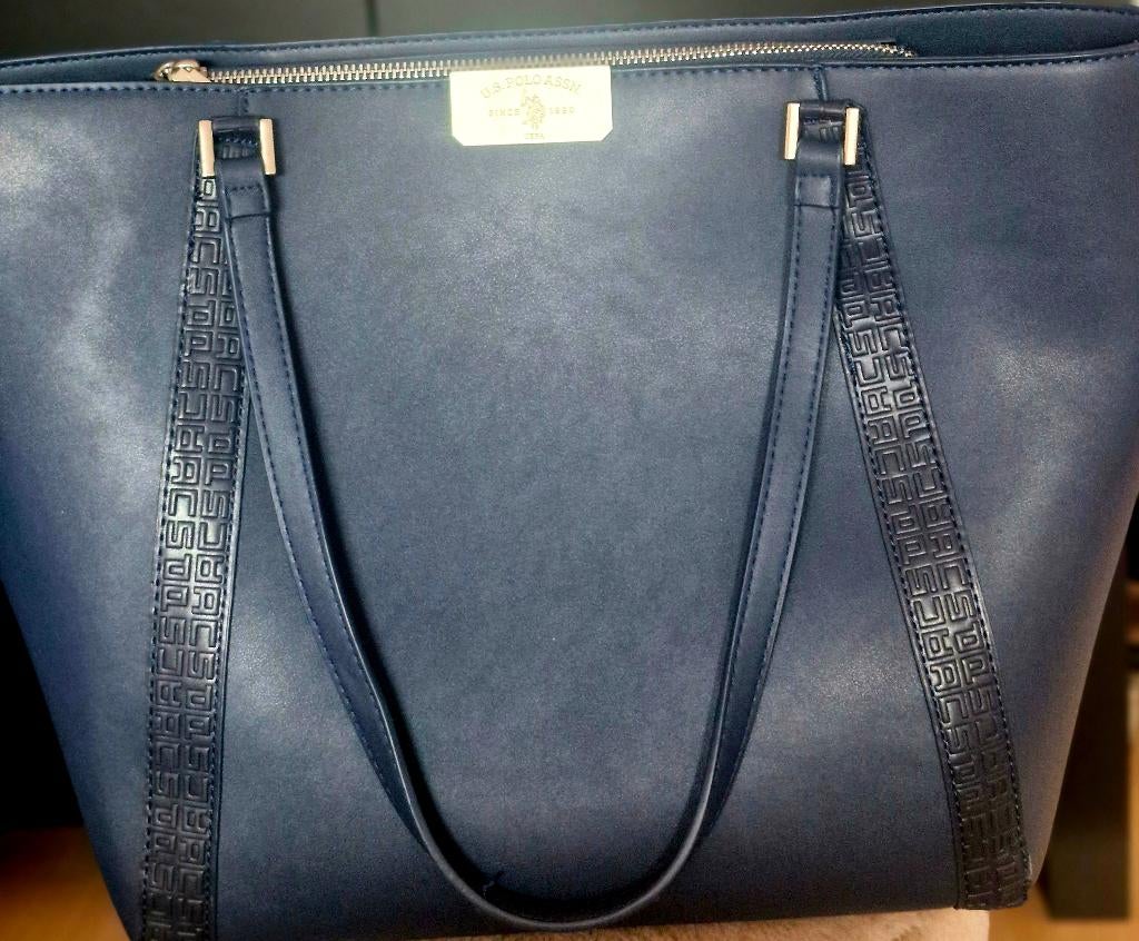 U.S POLO ASSN tas donkerblauw, Ophalen of Verzenden, Zo goed als nieuw, Blauw, Handtas