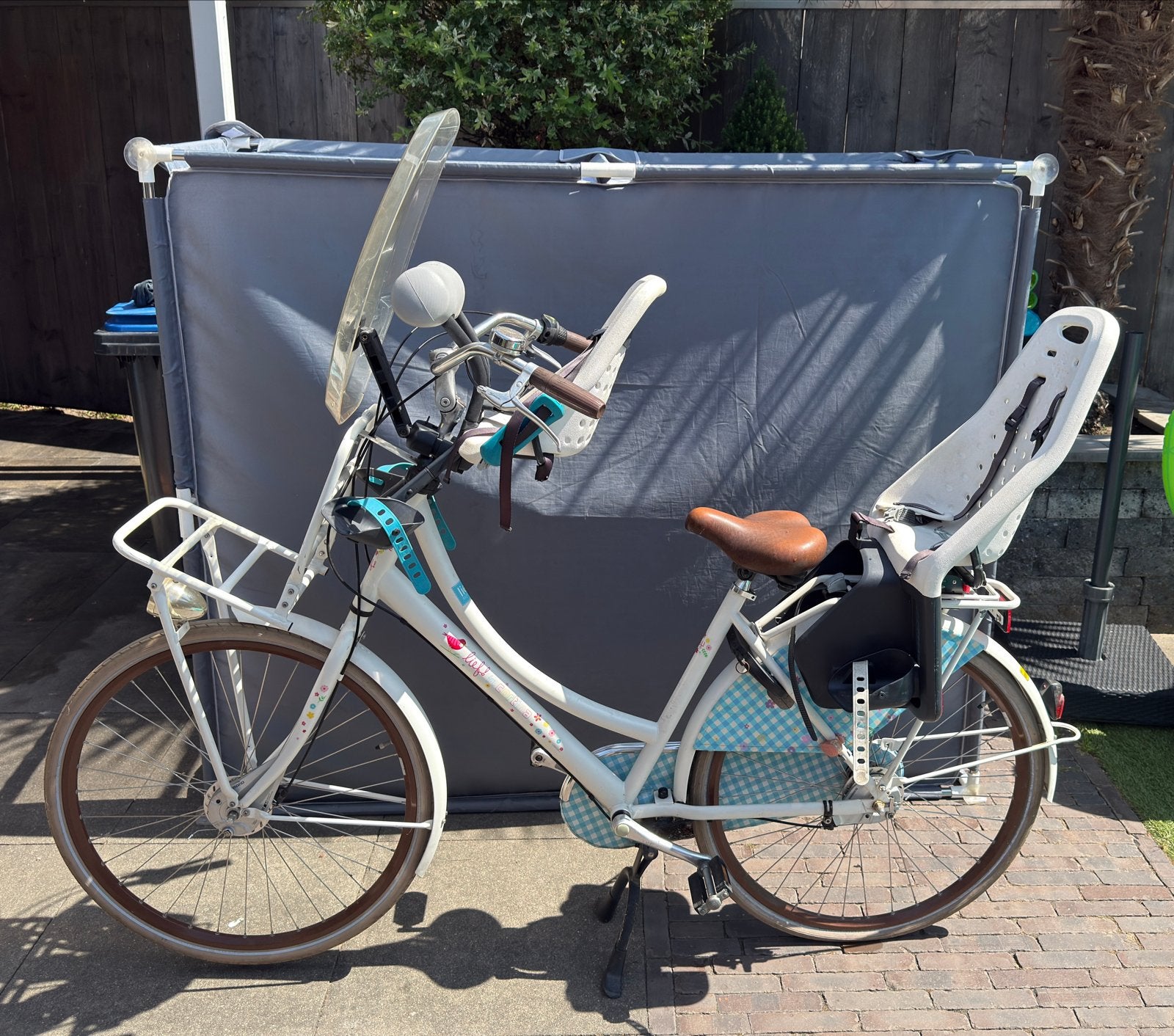 Lief for cortina Damesfiets met kinderzitjes, Velgrem, 50 tot 53 cm, Ophalen, Overige merken