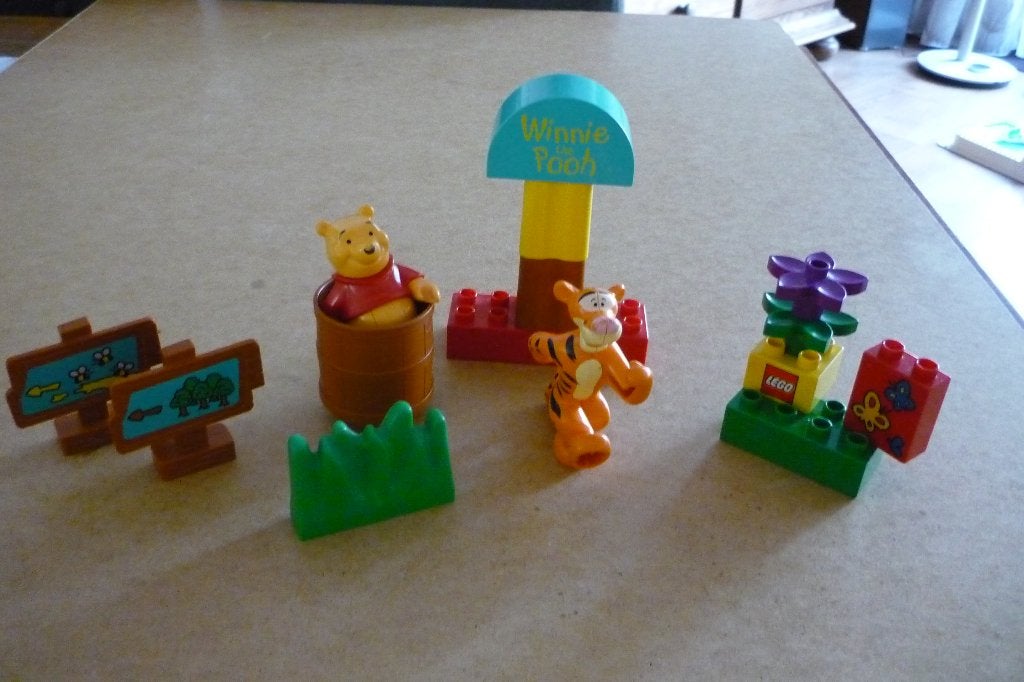 Duplo 2983 '' Heffalump Hide N 'Seek '' Winnie & Tijgertje., Ophalen, Gebruikt, Duplo