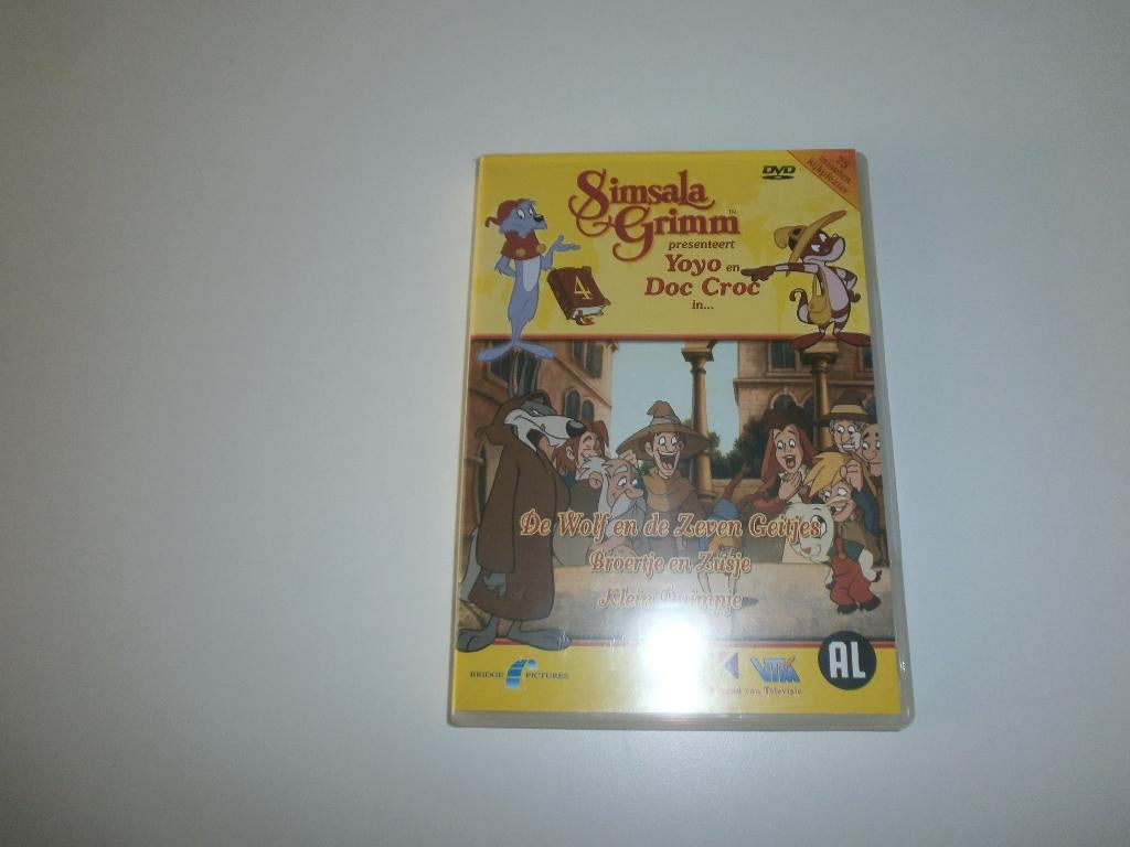 Dvd: Simsala Grimm deel 4, Alle leeftijden, Ophalen of Verzenden, Gebruikt, Avontuur