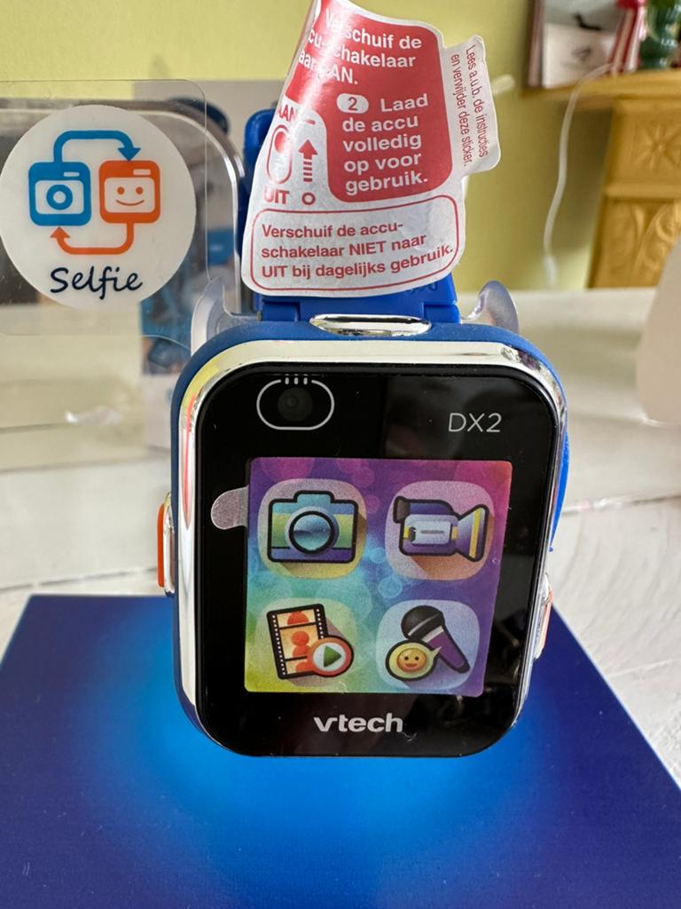Kidizoom smartwatch V tech blauw, Sieraden, Tassen en Uiterlijk, Horloges | Kinderen, Ophalen of Verzenden, Zo goed als nieuw