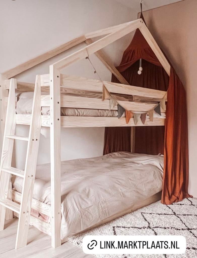 Petit puk stapelbed met lade, Kinderen en Baby's, Kinderkamer | Stapelbedden en Hoogslapers, Ophalen, Gebruikt, Stapelbed