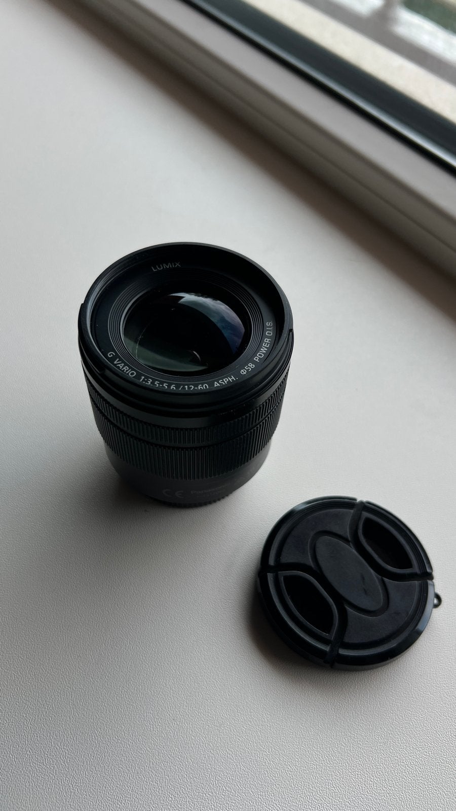 Panasonic Lumix G Vario 12-60mm f/3.5-5.6 Power O.I.S. Lens, Ophalen, Gebruikt, Standaardlens, Zoom