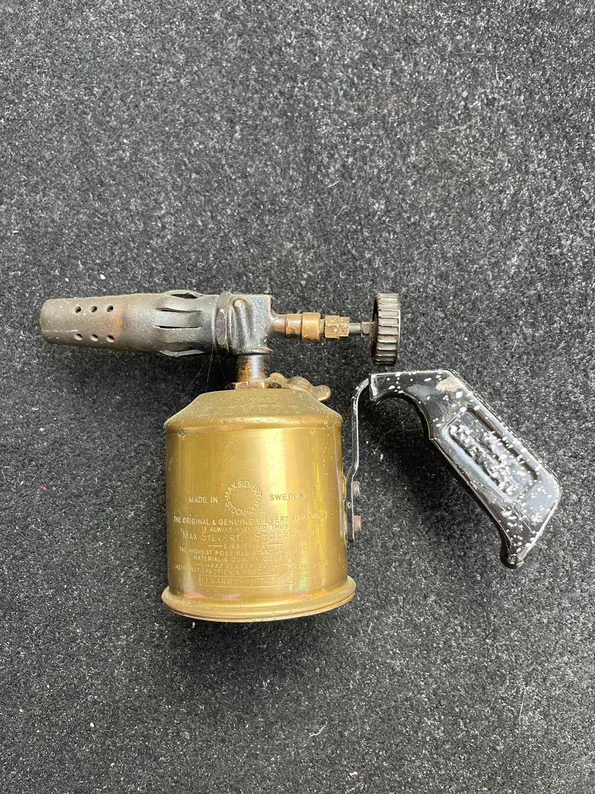 Antieke Max Sievert Soldeerbrander - Made in Sweden, Ophalen of Verzenden