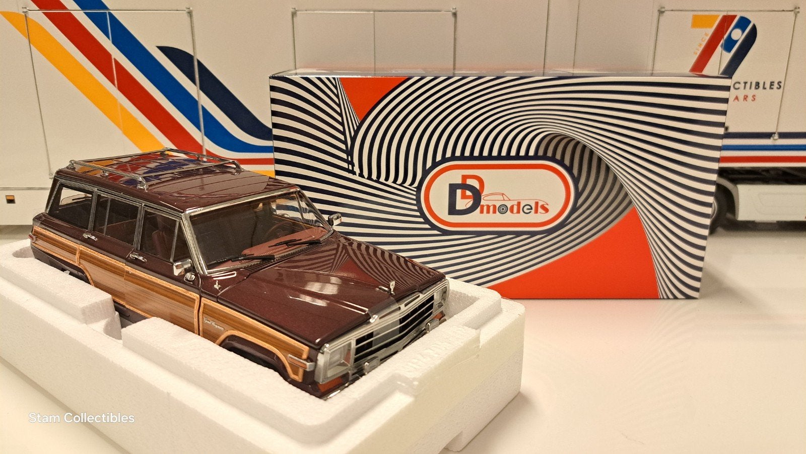 DD Models Jeep Grand Wagoneer Cherry Black - 1991, Overige merken, Auto, Nieuw, Ophalen of Verzenden