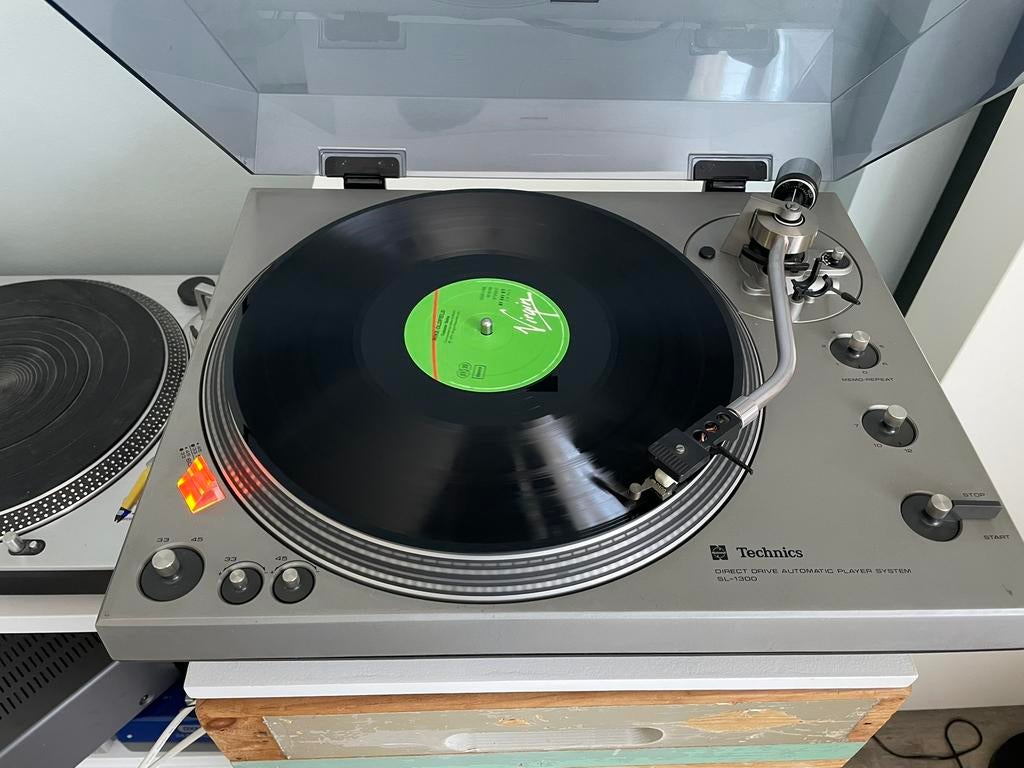 Werkende Technics SL-1300 Direct Drive + element en naald, Ophalen, Zo goed als nieuw, Technics