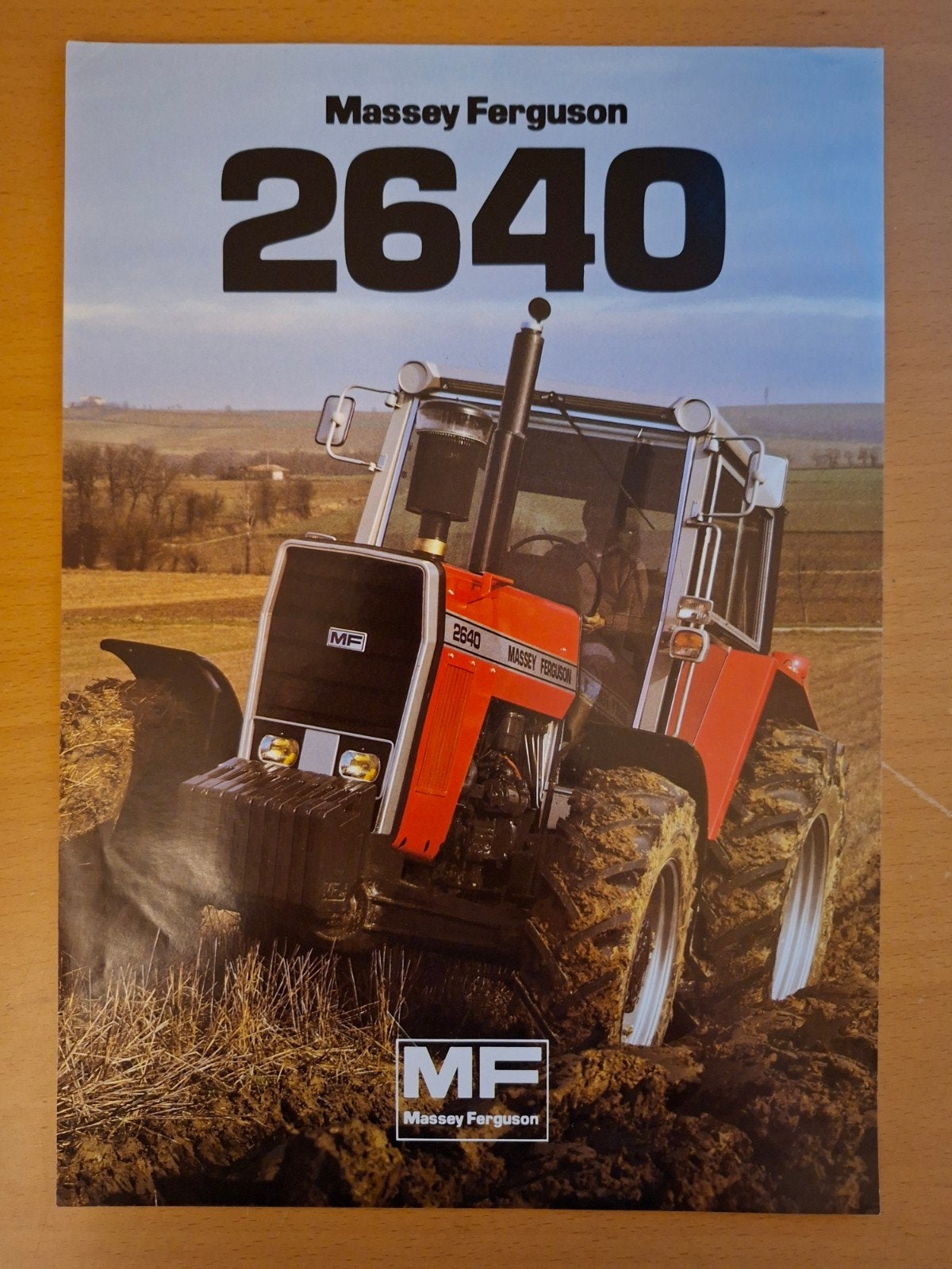 Folder Massey Ferguson MF 2640 Nederlandstalig, Ophalen of Verzenden, Gelezen, Tractor en Landbouw