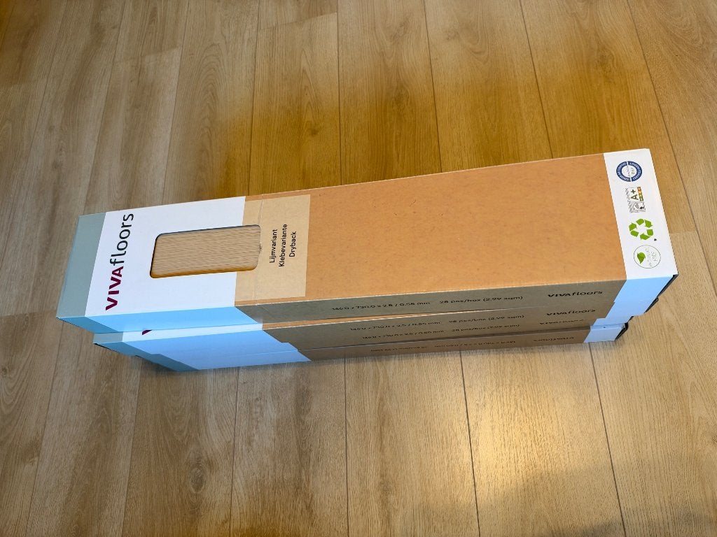 Vivafloors pvc visgraat Eiken 8510, Ophalen, Nieuw, Vloerdelen of -planken, 10 m² of meer