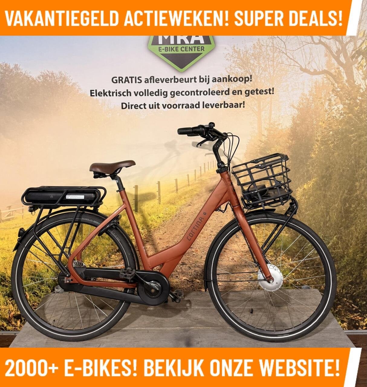 Cortina Common Elektrische fiets met voorwiel motor ebikes!, 55 tot 59 cm, Cortina