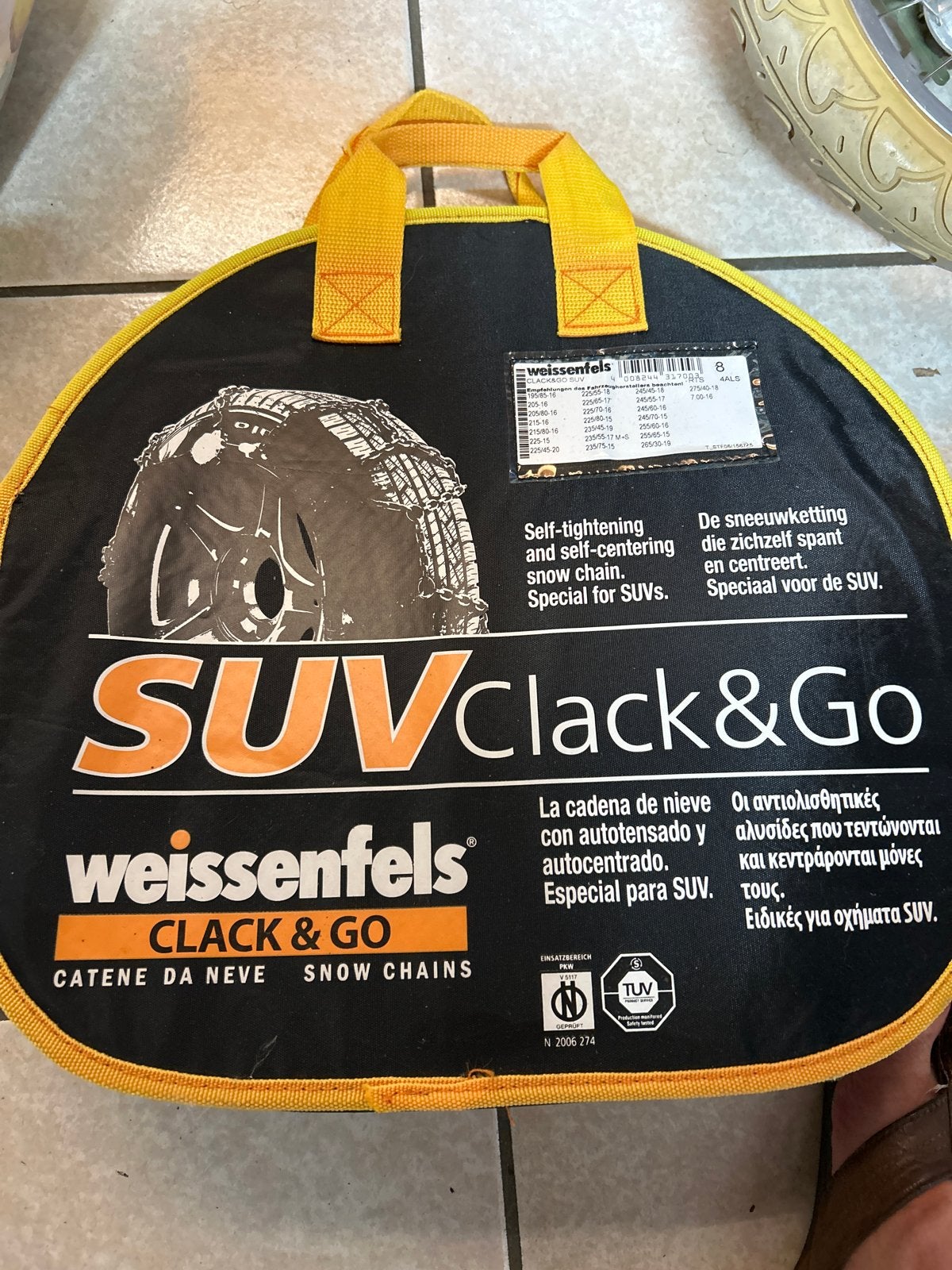 Weissenfels Clack & Go SUV Sneeuwkettingen, Ophalen, Zo goed als nieuw