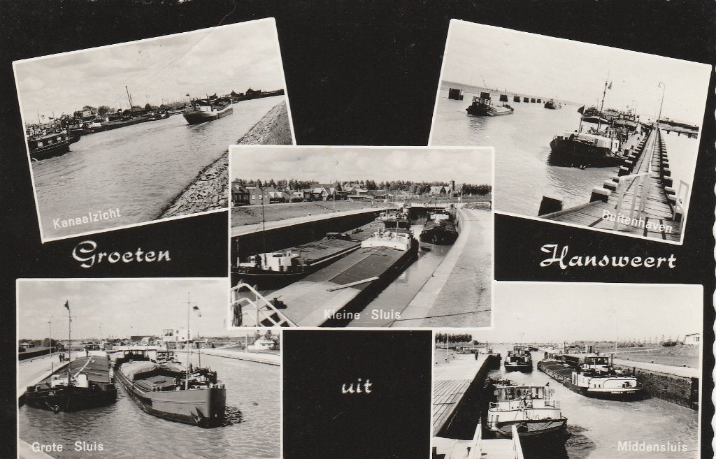 Hansweert, Ophalen of Verzenden, 1940 tot 1960, Gelopen, Noord-Brabant