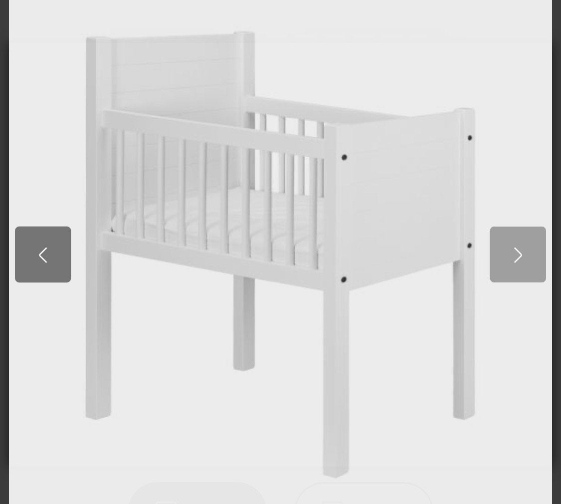 Kidsmill Noa Wieg - Wit, Ophalen, Gebruikt, Wieg