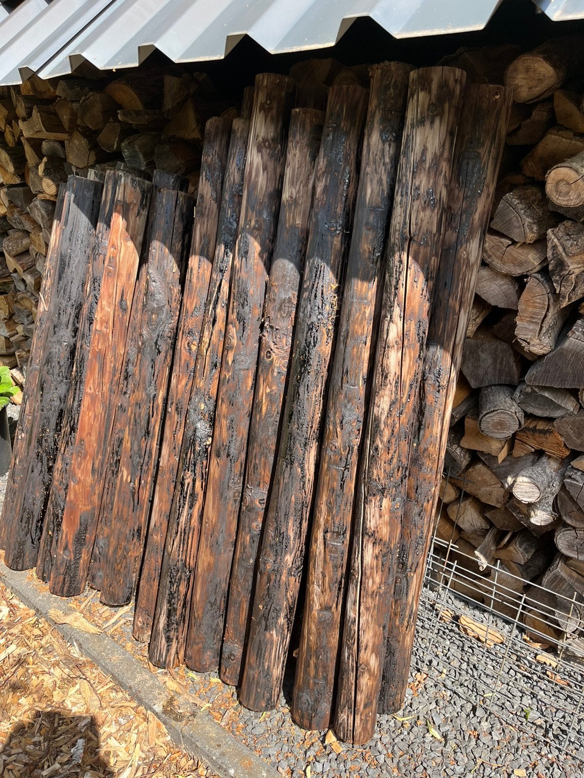 Gratis, Tuin en Terras, Palen, Balken en Planken, Ophalen, Gebruikt, Minder dan 180 cm, Palen