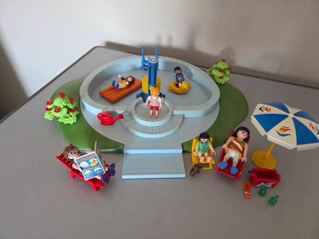 Playmobil zwembad, Ophalen